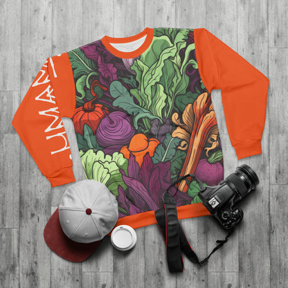 Unisex Sweatshirt Vegetables Orange 
