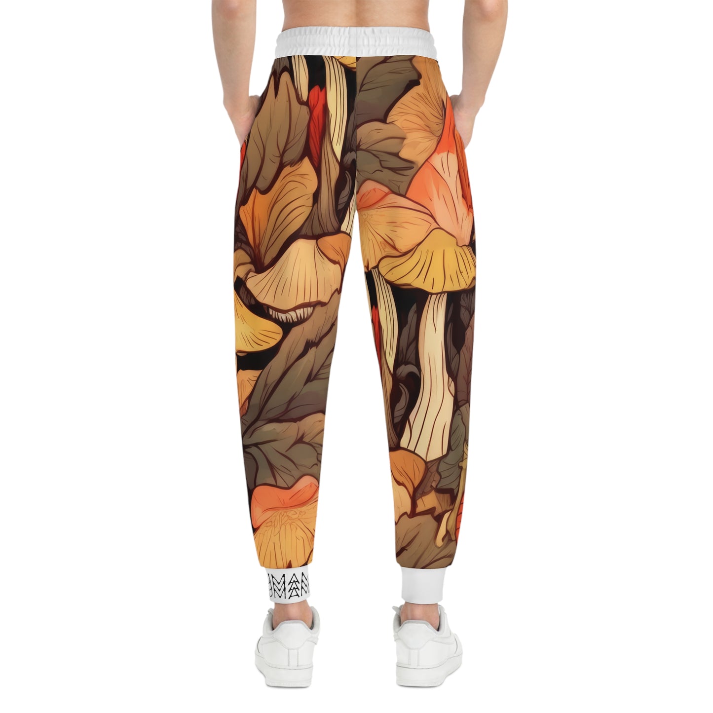 Unisex Jogging Autumn Leaves White 