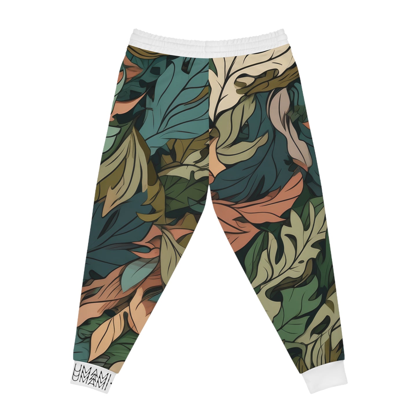 Unisex Joggers Leaves Camo White 