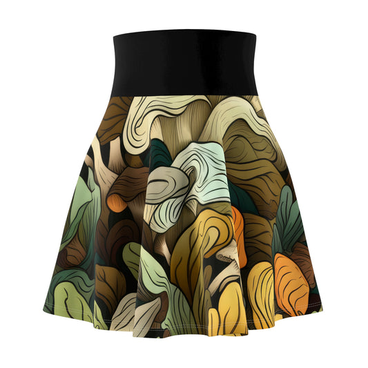 Black Mushroom Skirt 