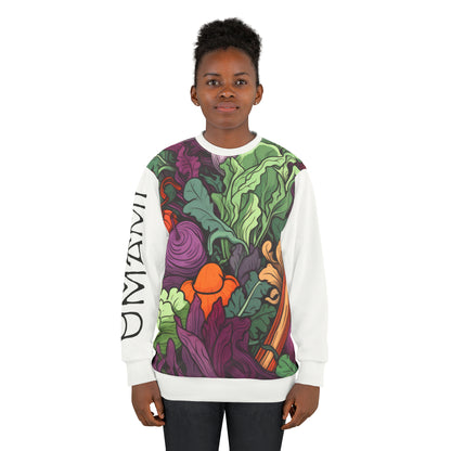 Unisex Sweatshirt Vegetables White 