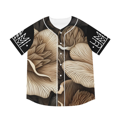 Baseball Jersey Flowers Mushrooms 