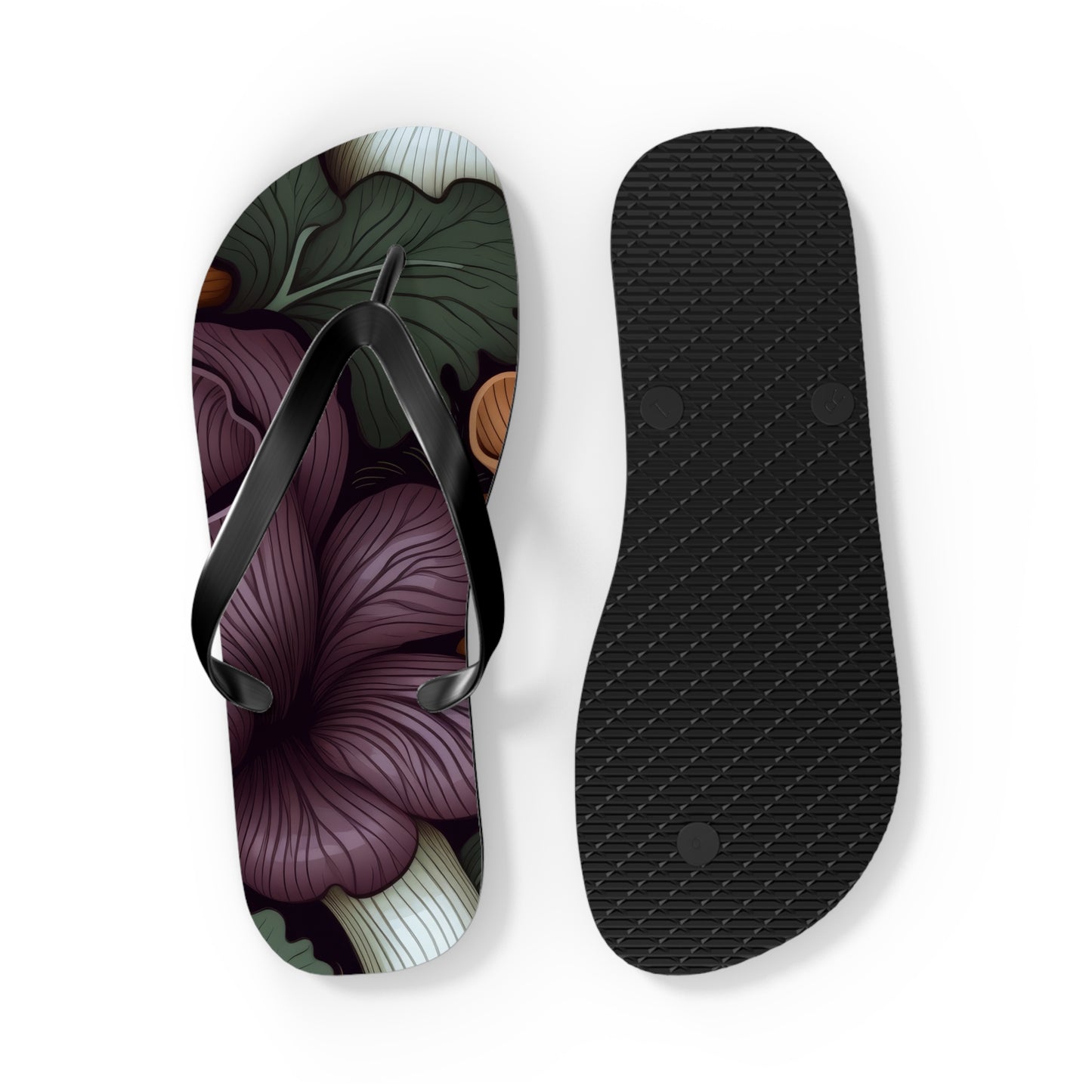 Beach sandal Dark vegetables 