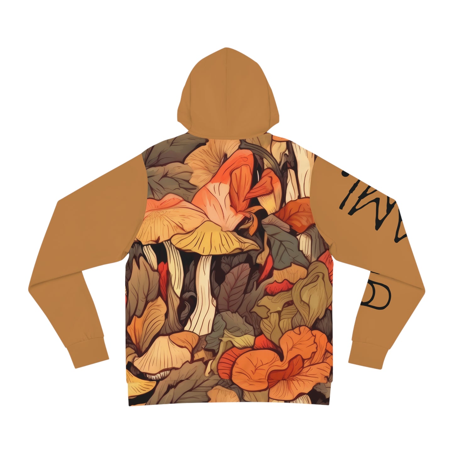 Autumn Leaves Hoodie Pale brown 