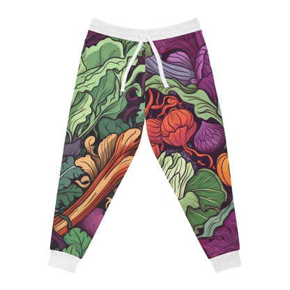 Unisex Joggers Vegetables 2 White 