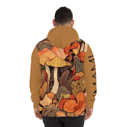 Autumn Leaves Hoodie Pale brown 