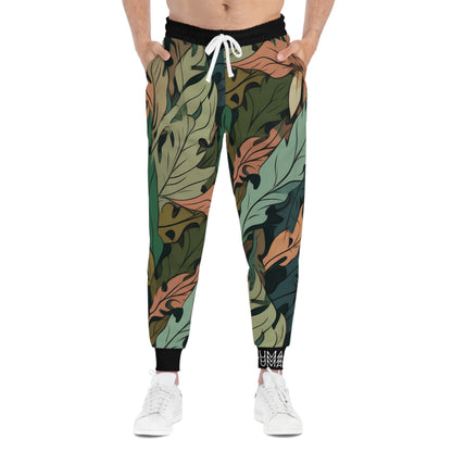 Unisex Joggers Leaves Camo 