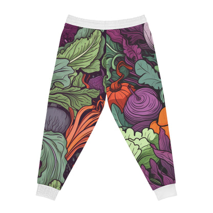 Unisex Joggers Vegetables 2 White 