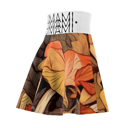 Autumn Leaves Skirt White 