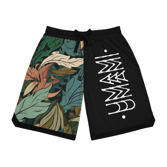 Basketball Shorts Leaves Camo Umami 