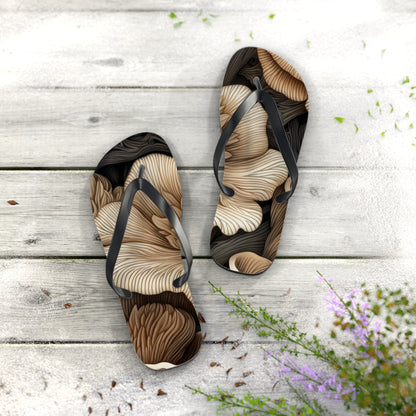 Mushroom Flowers Beach Sandal 