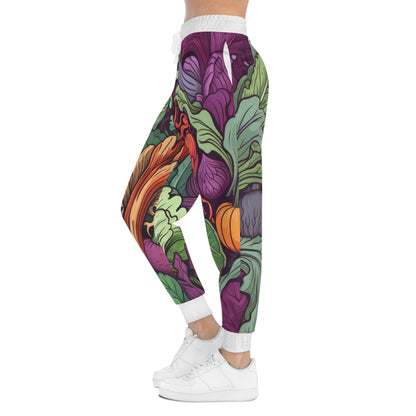 Unisex Joggers Vegetables 2 White 