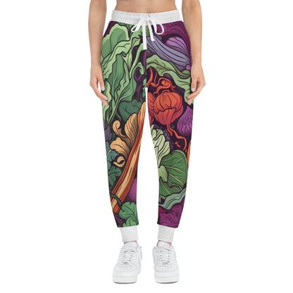 Unisex Joggers Vegetables 2 White 