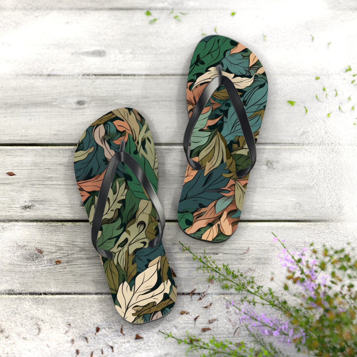 Leaves Camo Beach Sandal 