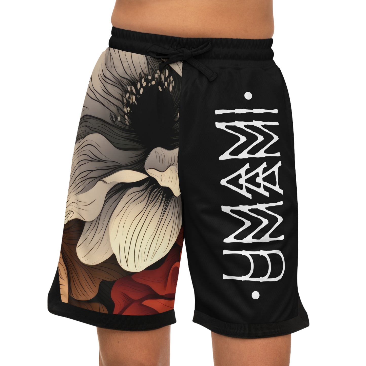 Basketball Shorts Umami Flowers 