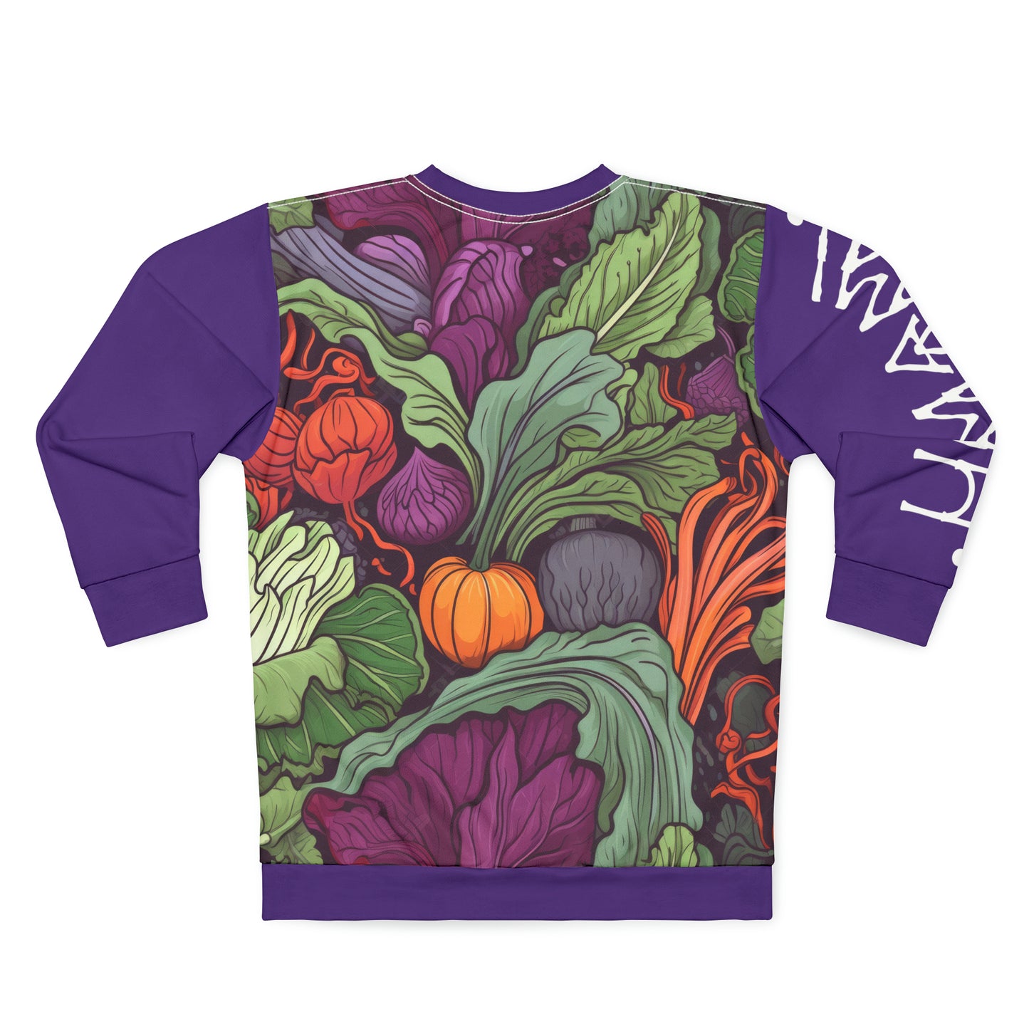 Unisex Sweatshirt Vegetables Purple 