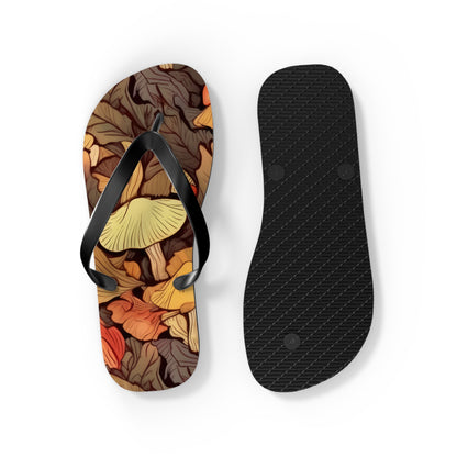 Beach sandal Autumn leaves 