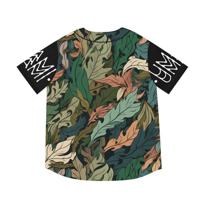 Baseball Jersey Feuilles Camo