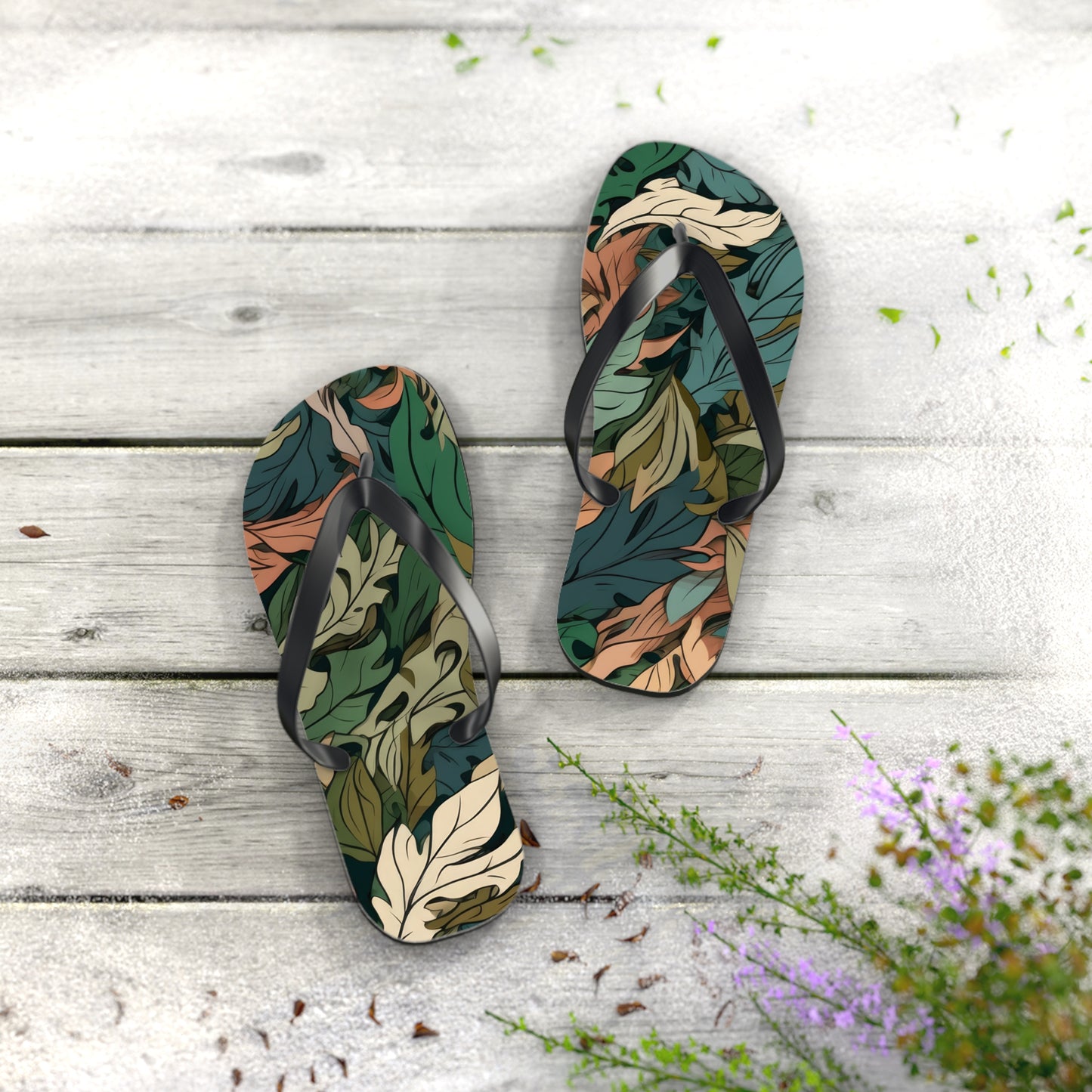 Leaves Camo Beach Sandal 