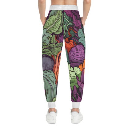 Unisex Joggers Vegetables 2 White 