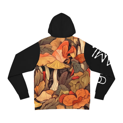 Hoodie Feuilles d'automne Noir