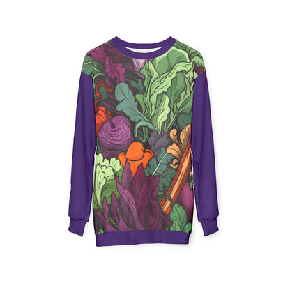 Unisex Sweatshirt Vegetables Purple