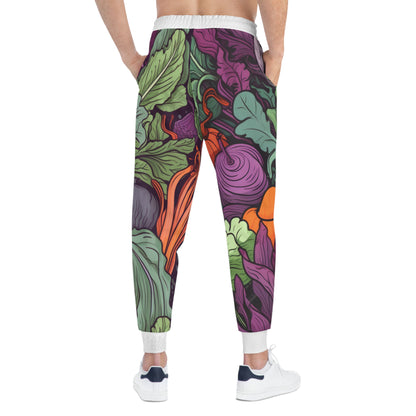 Unisex Joggers Vegetables 2 White 