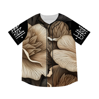 Baseball Jersey Flowers Mushrooms 