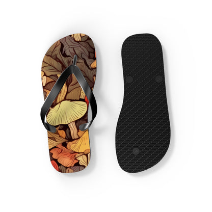 Beach sandal Autumn leaves 